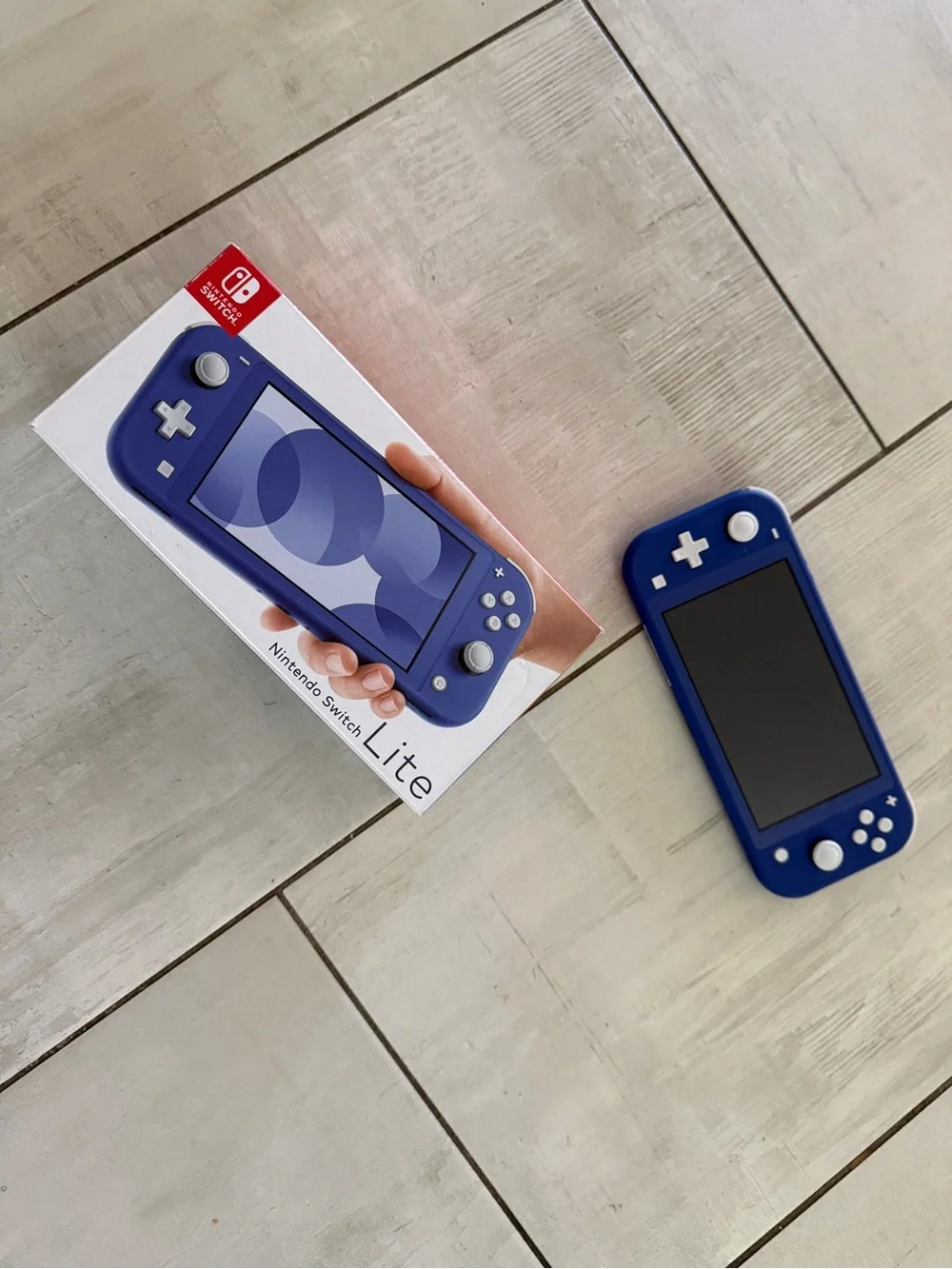 Nintendo Switch Lite - Dark Blue Handheld Console- almost totally brand new